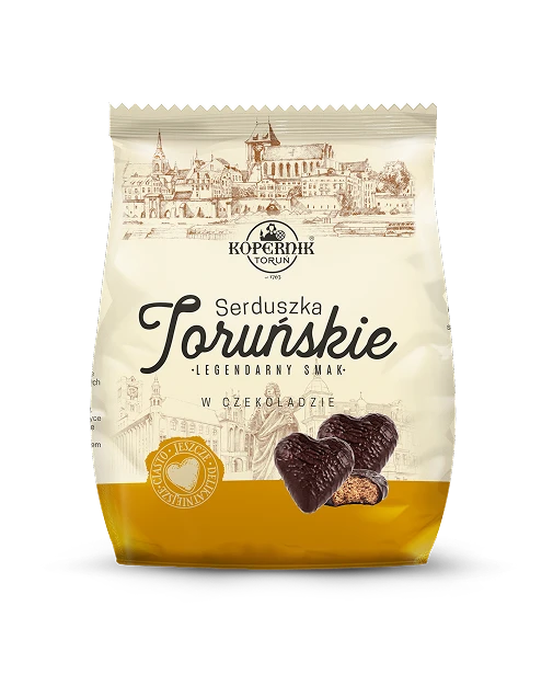 Serduszka Toruńskie w deserowej czekoladzie